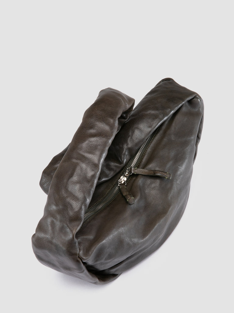 BOLINA 046 - Grüne Umhängetasche aus Leder