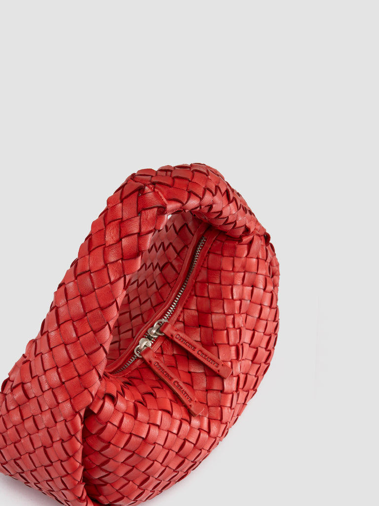 BOLINA 144 - rote Ledertasche mit Tragegriff