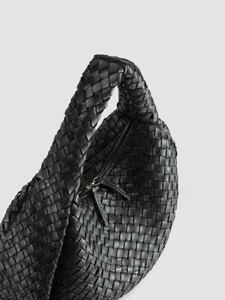 BOLINA 148 - schwarze Umhängetasche aus Leder