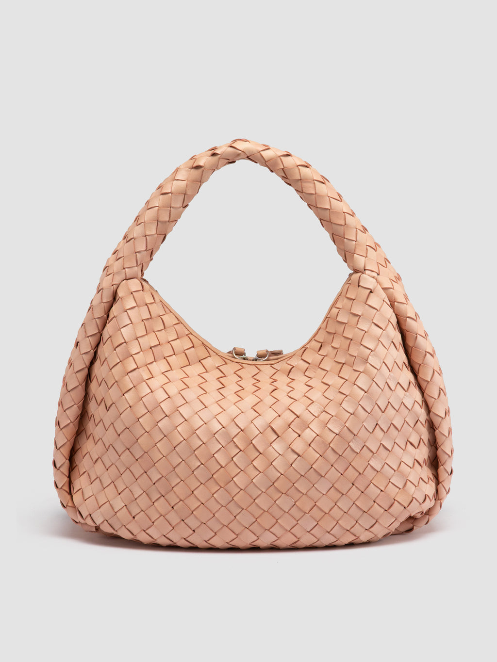 BOLINA 148 - Schultertasche aus roséfarbenem Leder