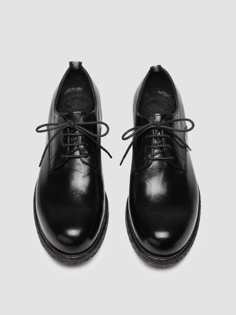 BULLA DD 101 - Black Leather Derby Shoes