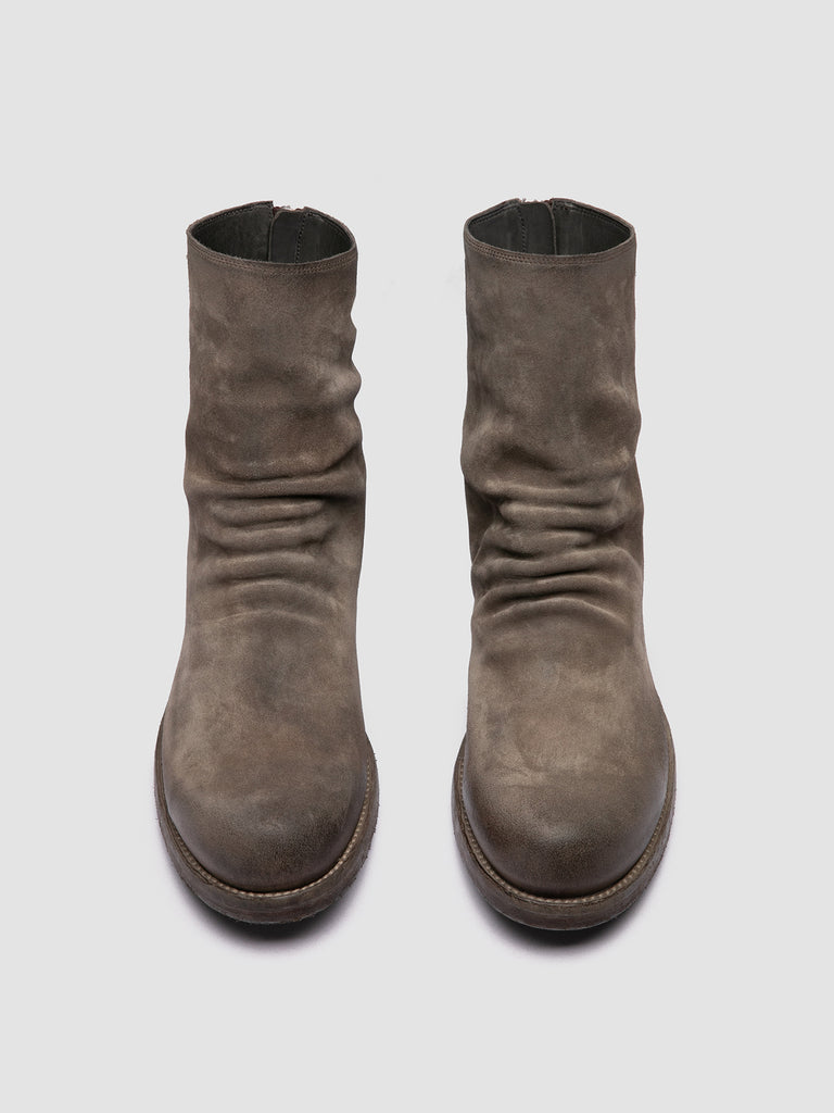 BULLA DD 103 - Grey Suede Zipped Boots