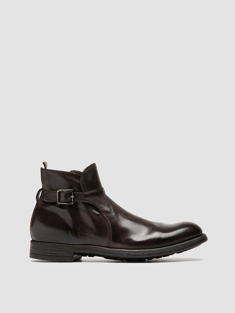 CHRONICLE 068 - Brown Leather Zipped Boots