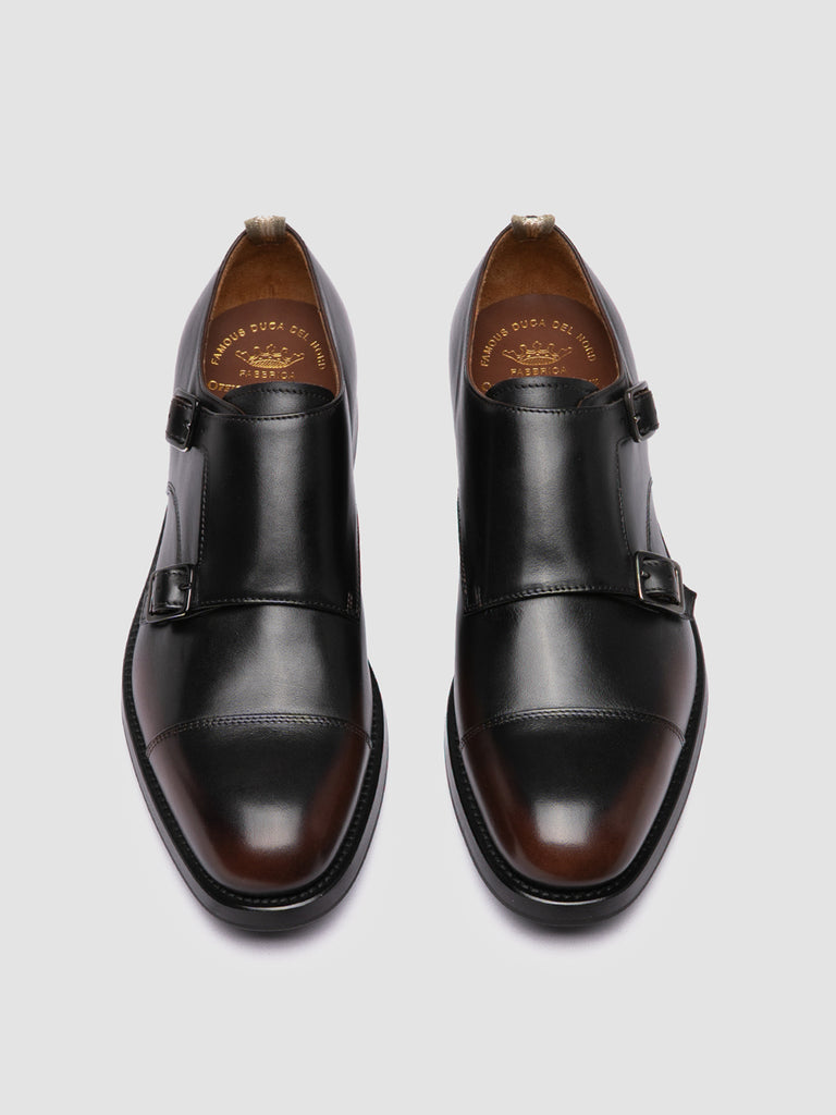 CONSULTANT 004 - Brown Leather Monk Shoes
