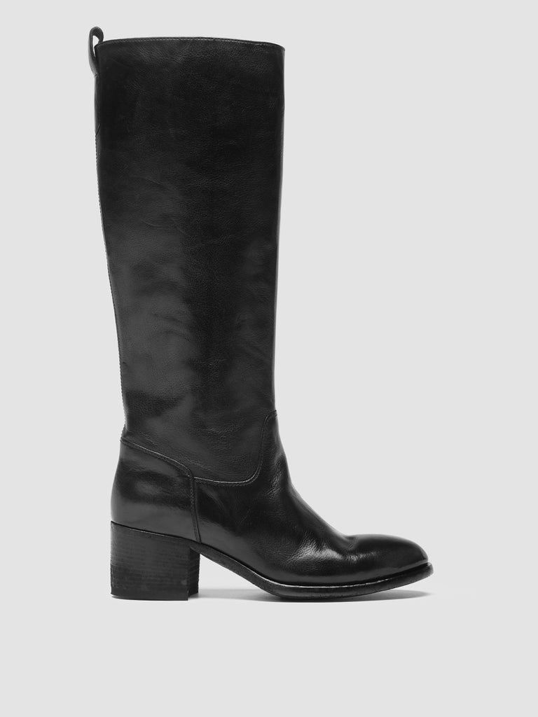 DENNER 116 - Black Leather Zip Boots