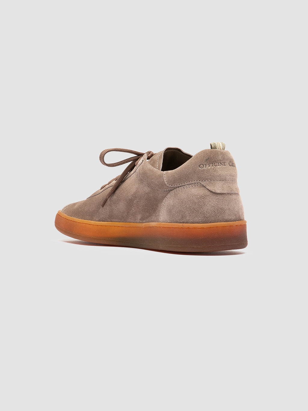 HALO 001 - graue Low-Top-Sneaker aus Wildleder