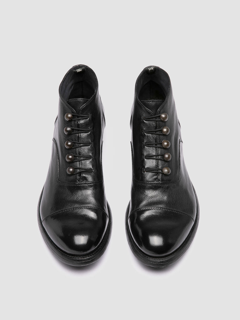 HIVE 059 - Black Leather Pull-On Boots
