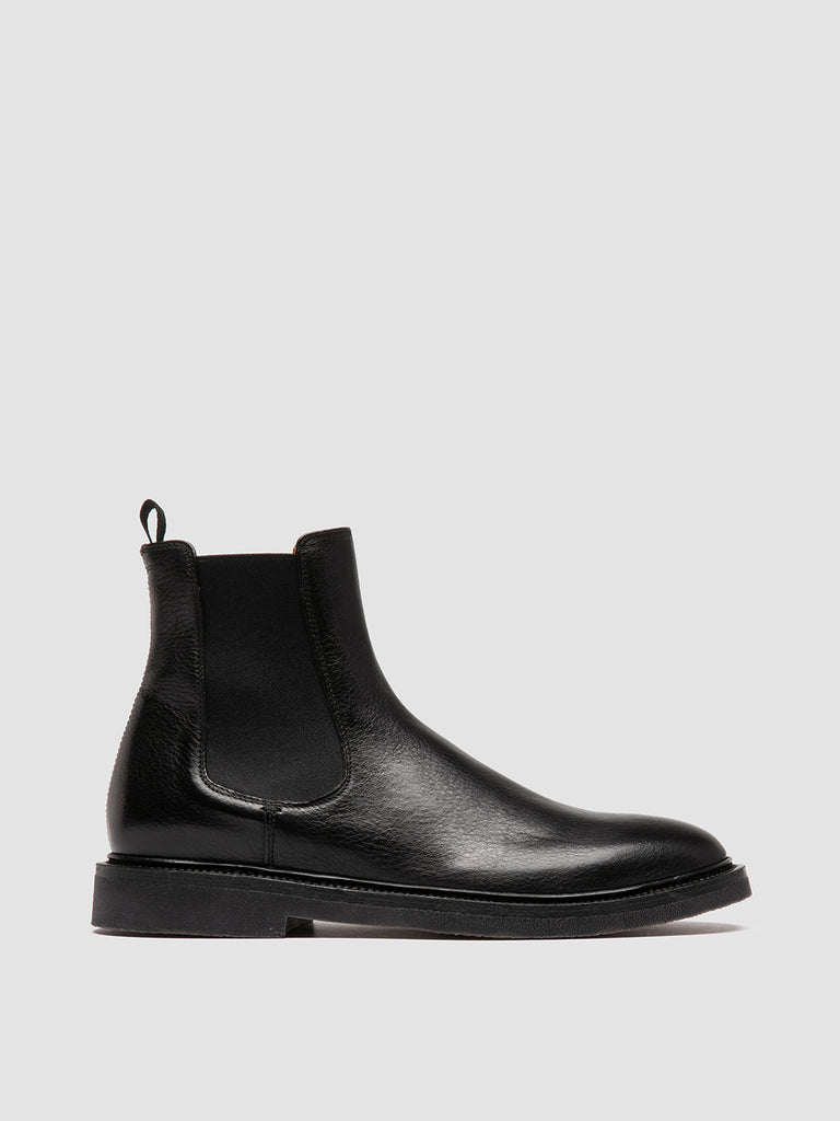 HOPKINS FLEXI 204 - Black Leather Chelsea Boots