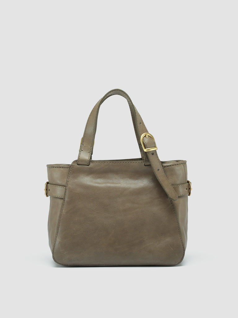 JULIE 004 - Green Leather Shoulder Bag