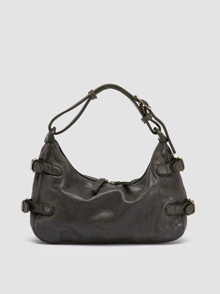 JULIE 009 - grüne Handtasche aus Leder