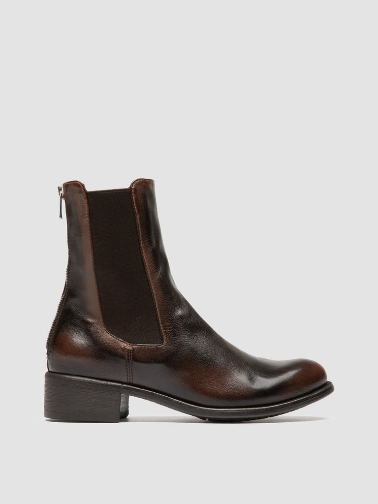 LIS 003 - Brown Leather Chelsea Boots