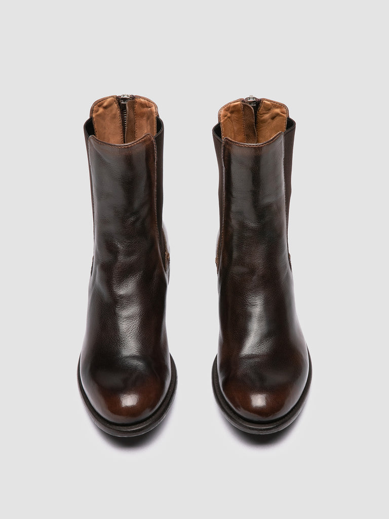 LIS 003 - Brown Leather Chelsea Boots