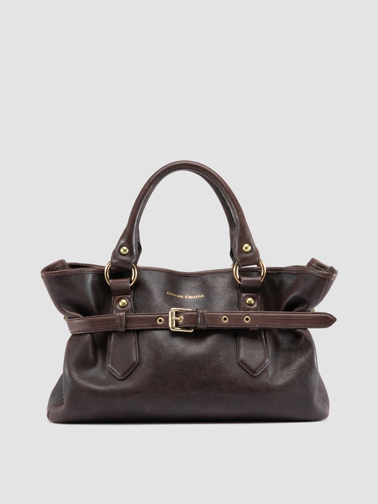 MEG 002 - Braune Henkeltasche aus Leder