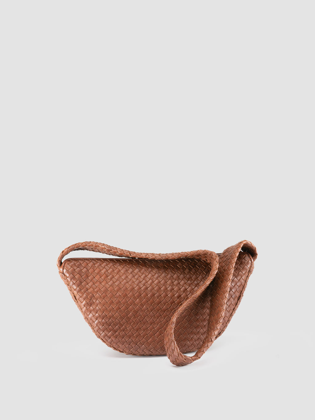 OC CLASS 068 - Brown Woven Leather Crossbody Bag Officine Creative - 4