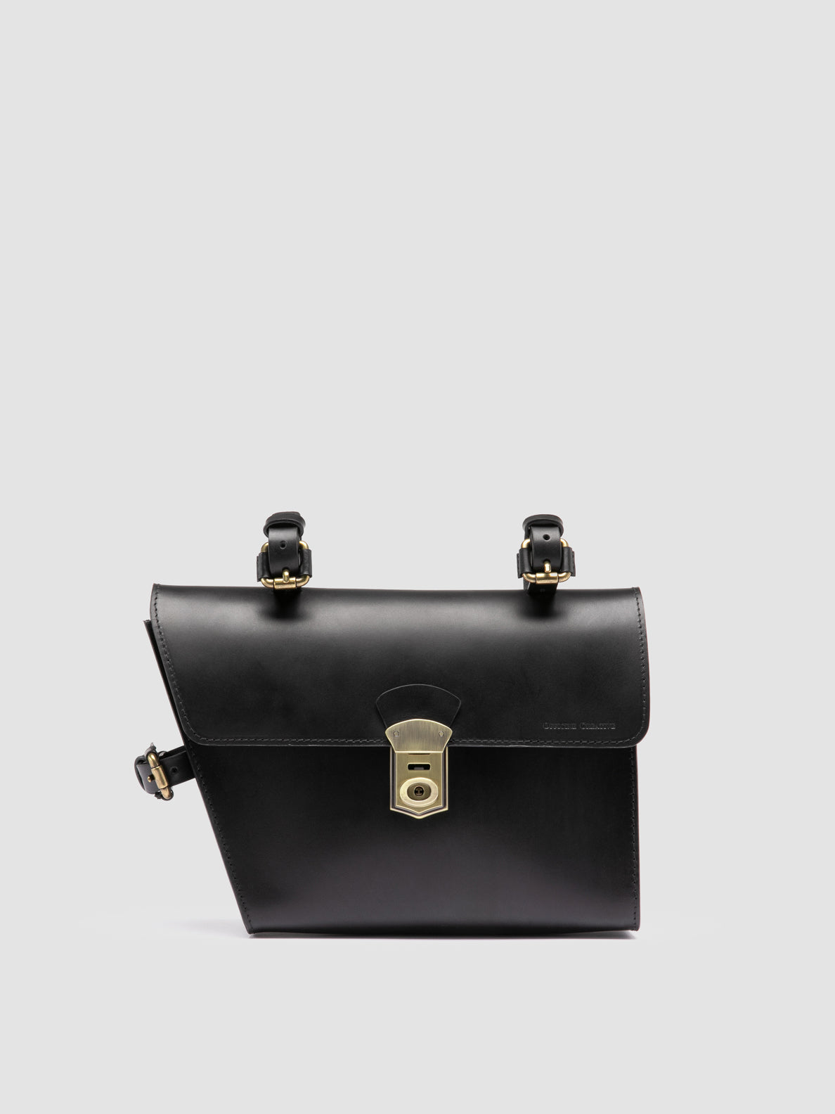 leder fahrradtasche Schwarze Lederfahrradtasche herren: OC BIKE 001 – Officine Creative