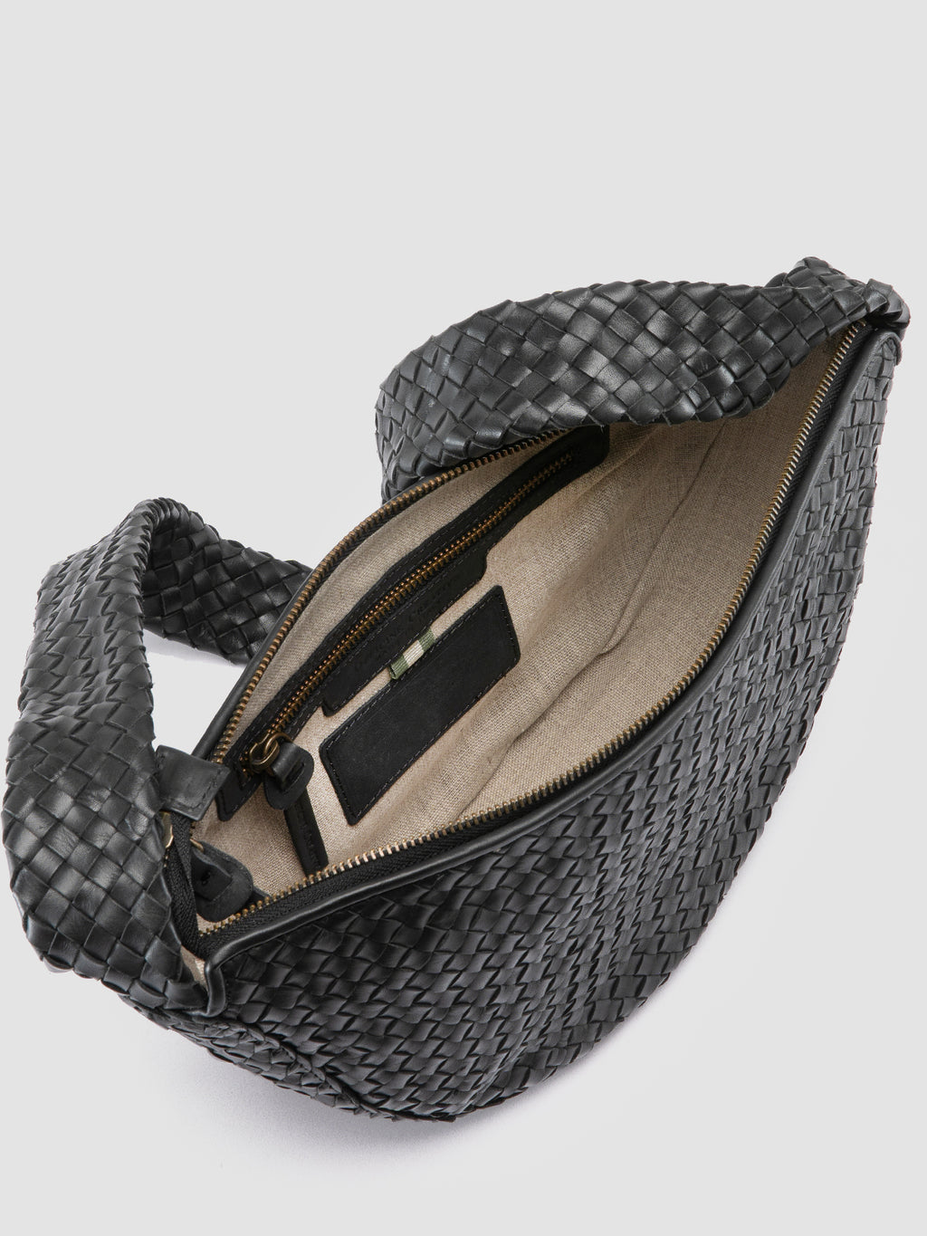 OC CLASS 068 - Black Leather Crossbody Bag Officine Creative - 6