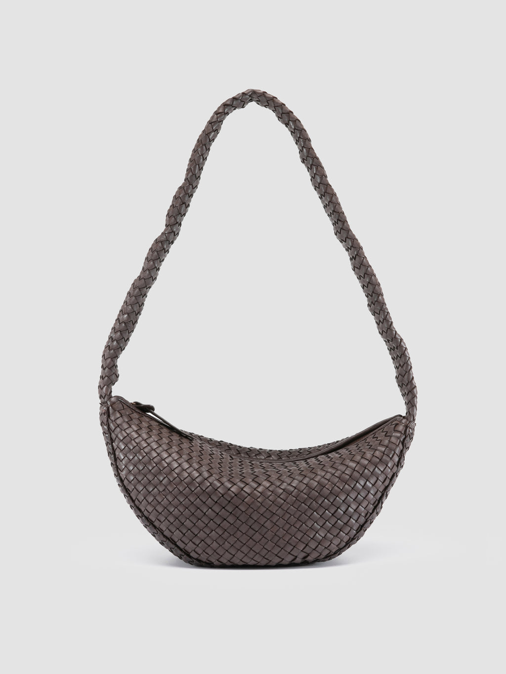 OC CLASS 068 - Brown Woven Leather Crossbody Bag Officine Creative - 1