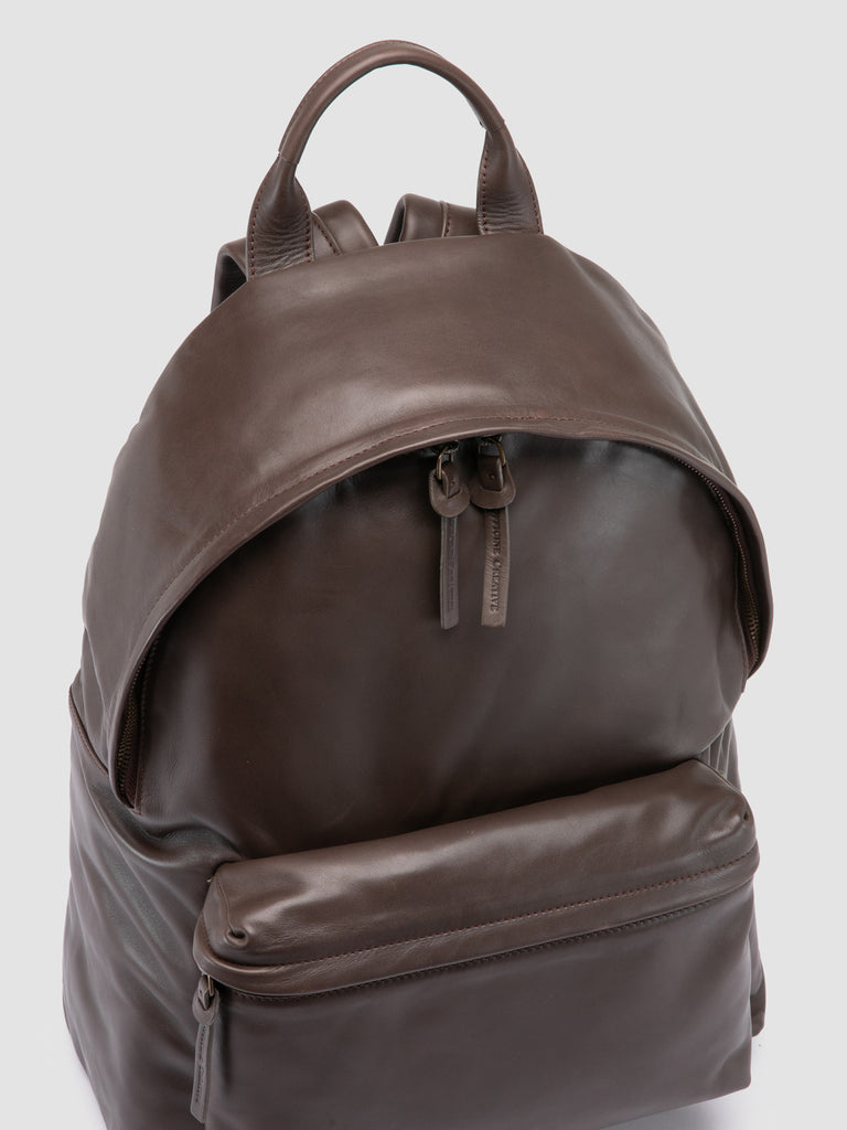 OC PACK 001 - Brauner Lederrucksack