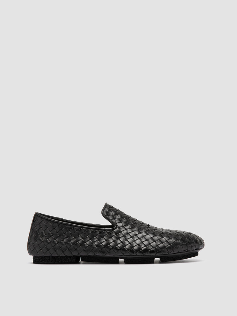 C-SIDE 002 - Black Leather Loafers
