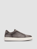 SLOUCH 001 - Graue Low Top Sneakers aus Wildleder