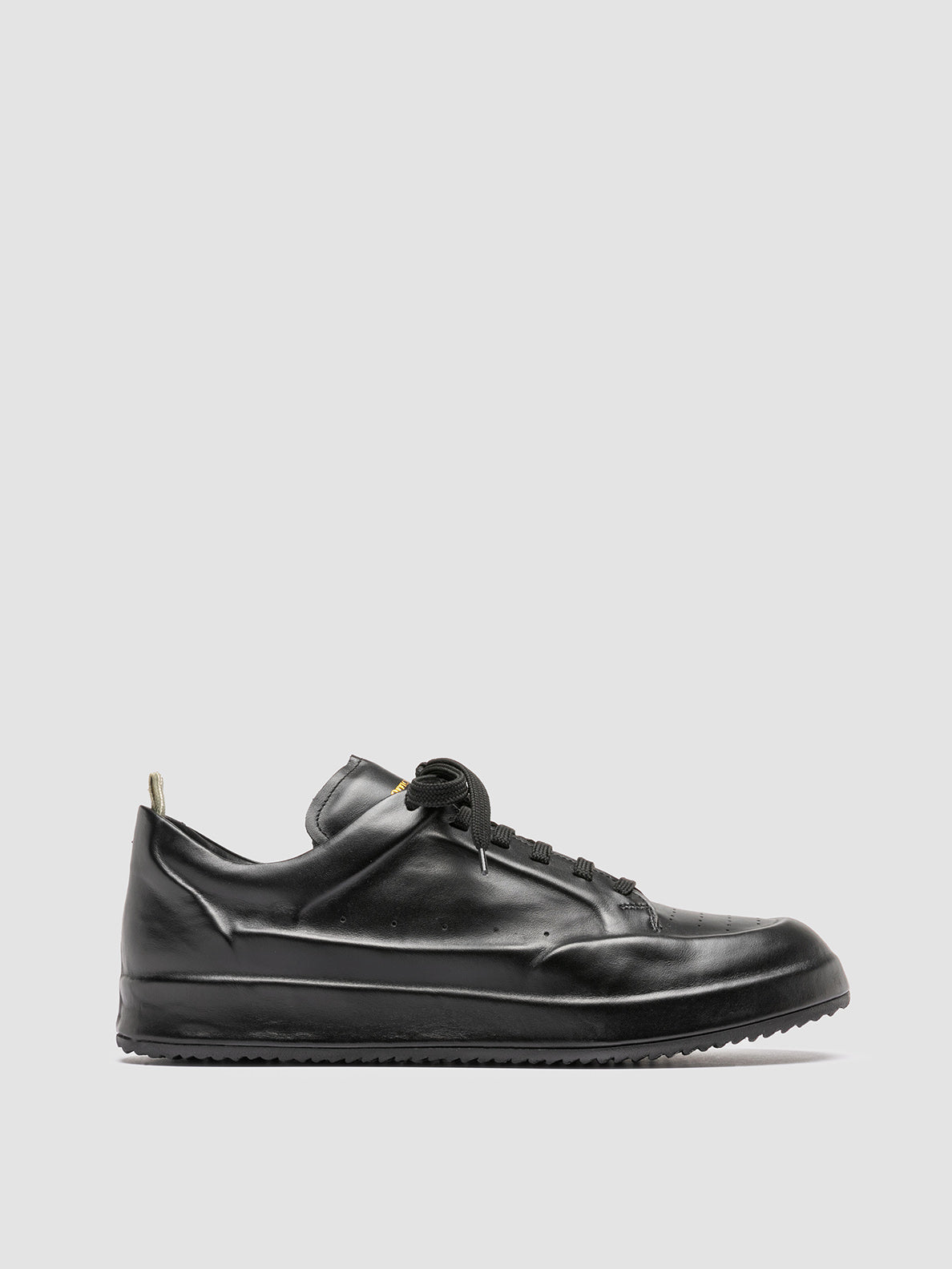 Men's Black Leather Sneakers: ACE 016 – OC EU