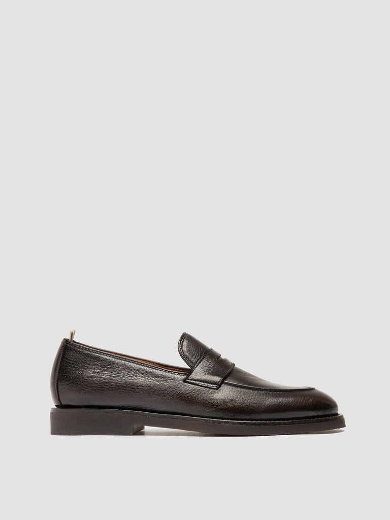 OPERA FLEXI 101 - Brown Leather Penny Loafers