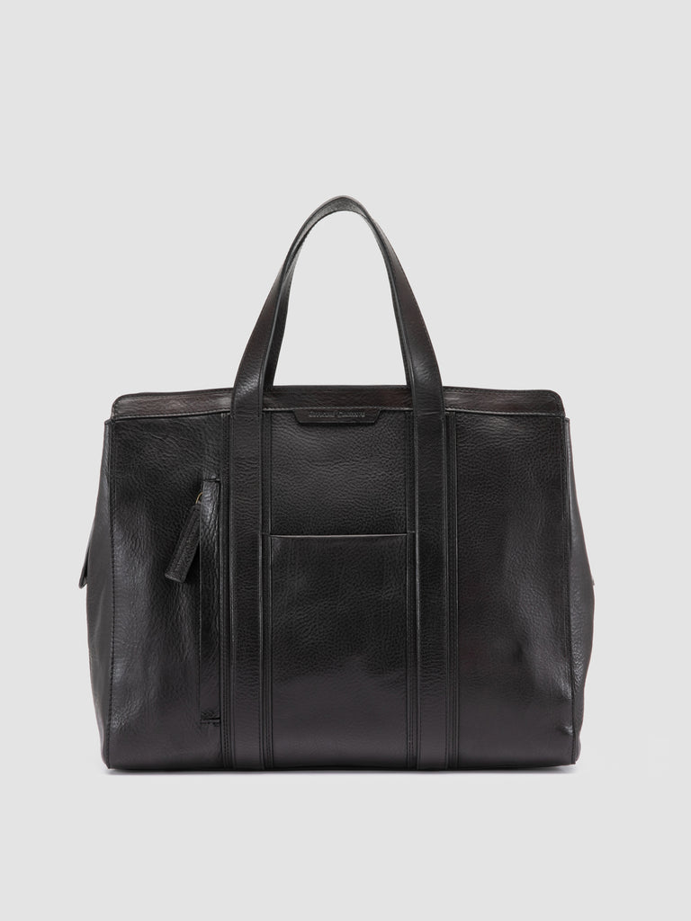 RARE 049 - Black Leather Briefcase