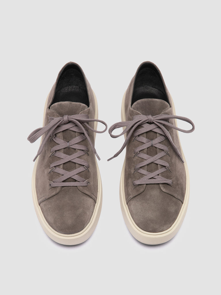 REMASTER 001 - Grey Suede Low Top Sneakers