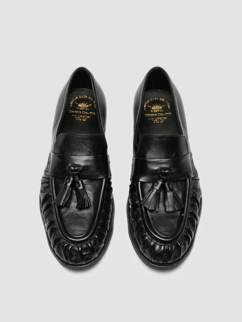 SOLITUDE 108 - Blue Leather Tassel Loafers Officine Creative - 2