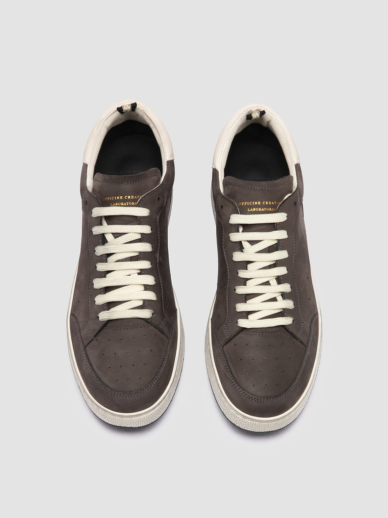THE ANSWER 002 - Black Leather and Suede Low Top Sneakers