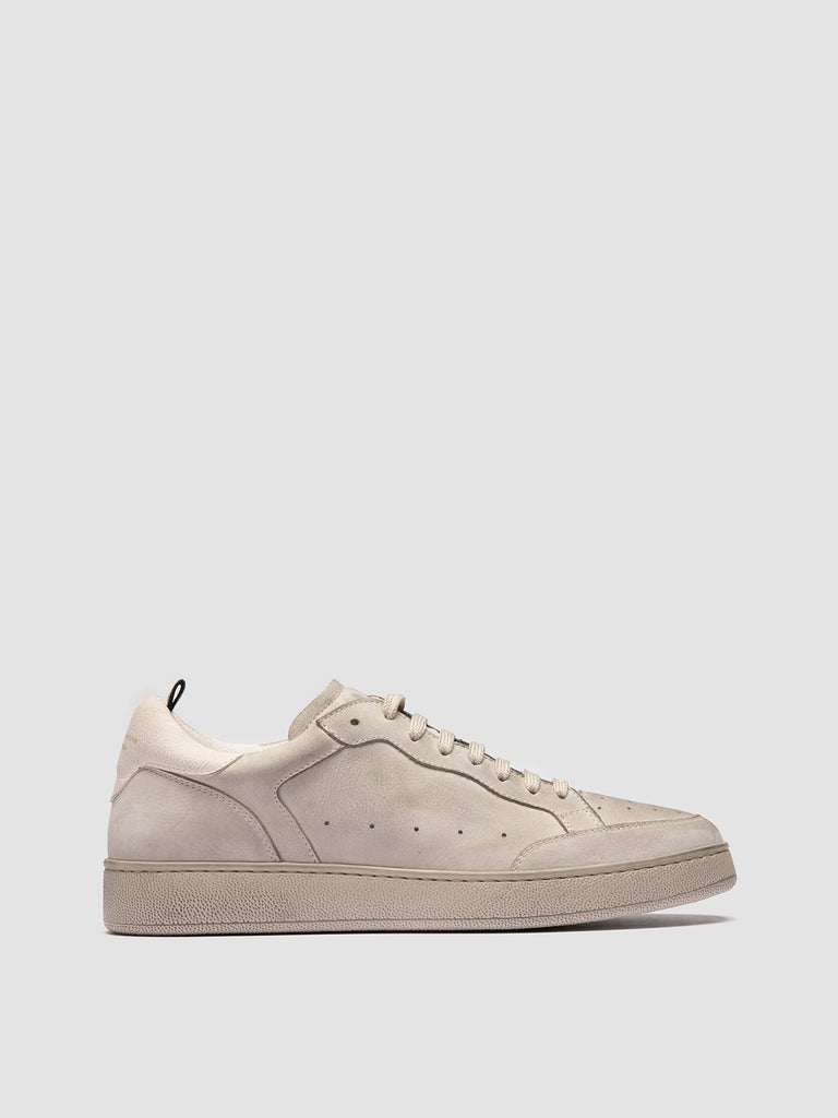 THE ANSWER 005 - Grey Leather and Suede Low Top Sneakers