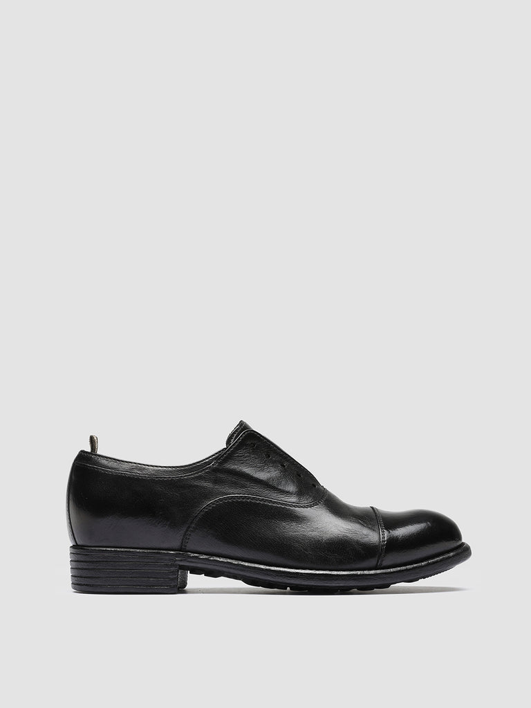 CALIXTE 003 - schwarze Oxfordschuhe aus Leder