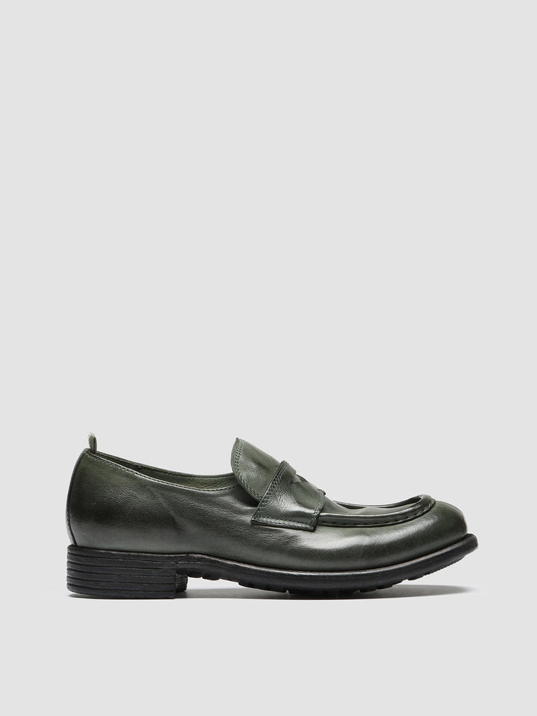 CALIXTE 020 - grüne Leder-Loafer