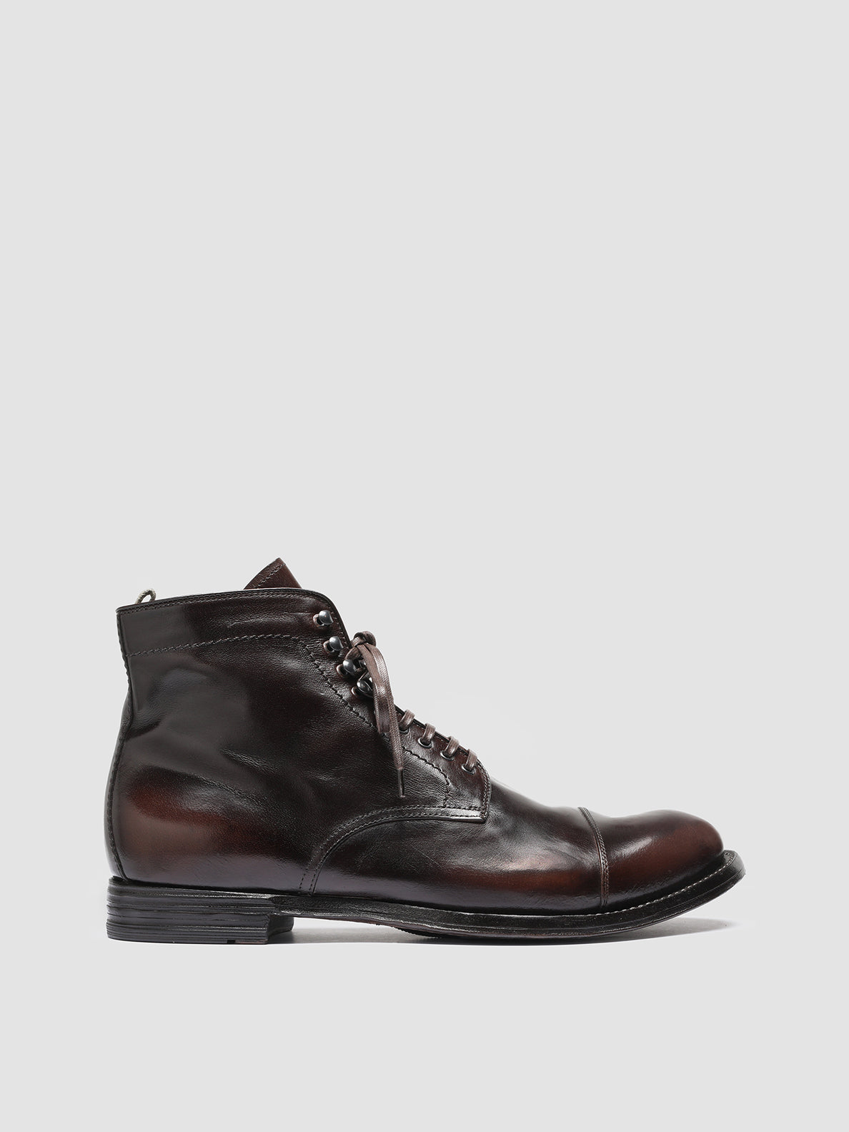 Men's Brown Leather Boots ANATOMIA 016