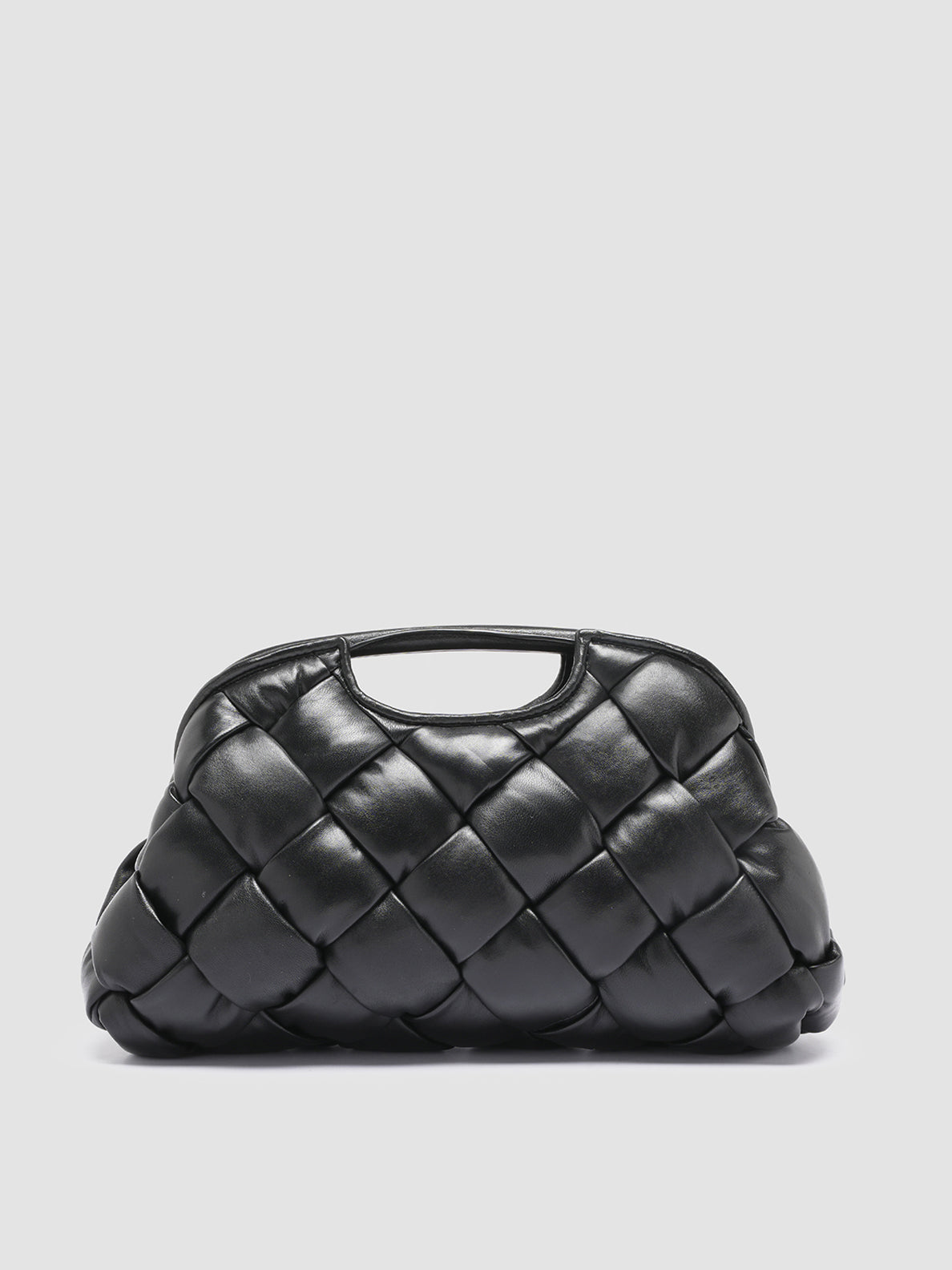 Chanel Off White Quilted Leather Expandable Zip Shoulder Bag