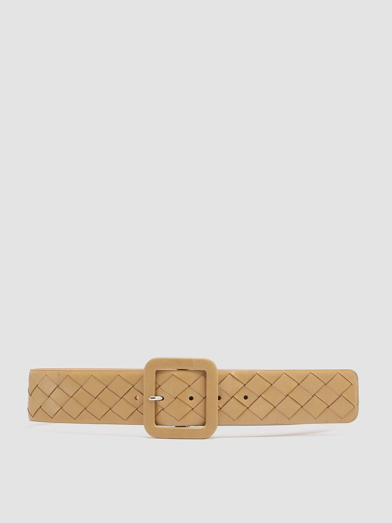 OC STRIP 059 - Brown Woven Leather Belt