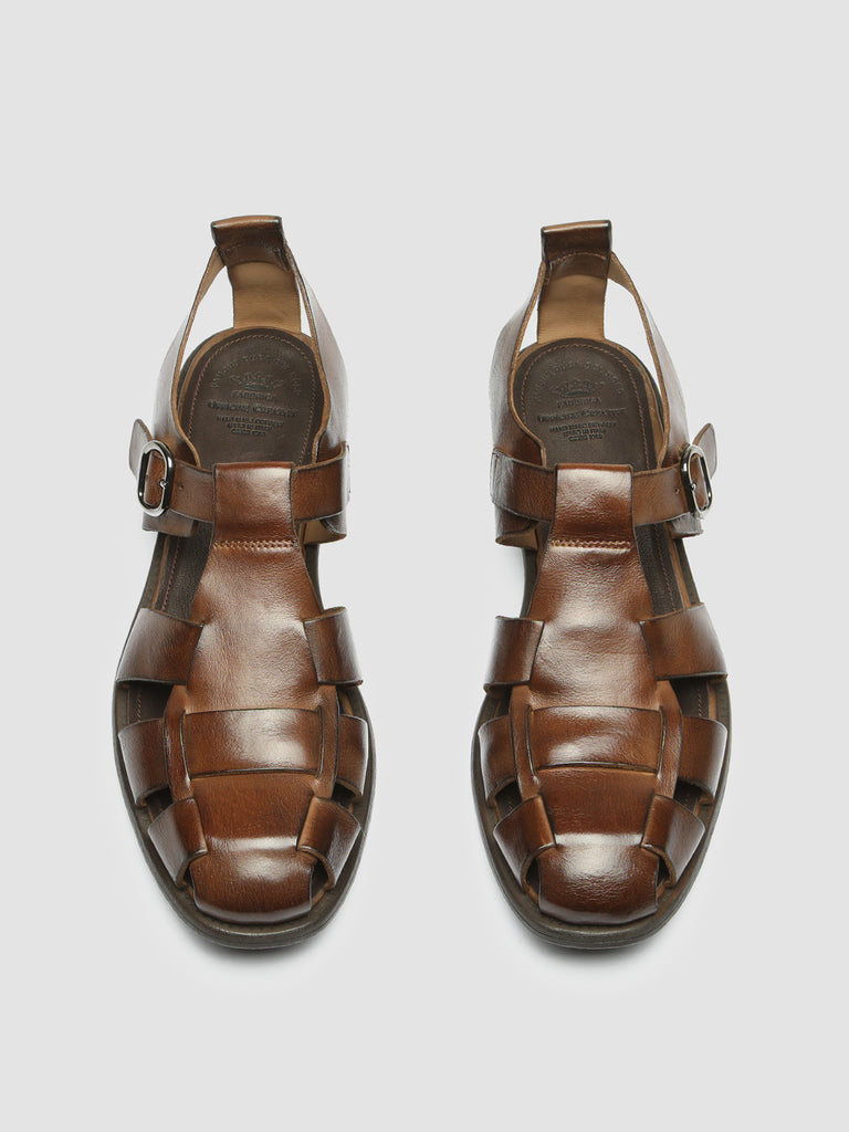 CHRONICLE 145 - Brown Leather Sandals