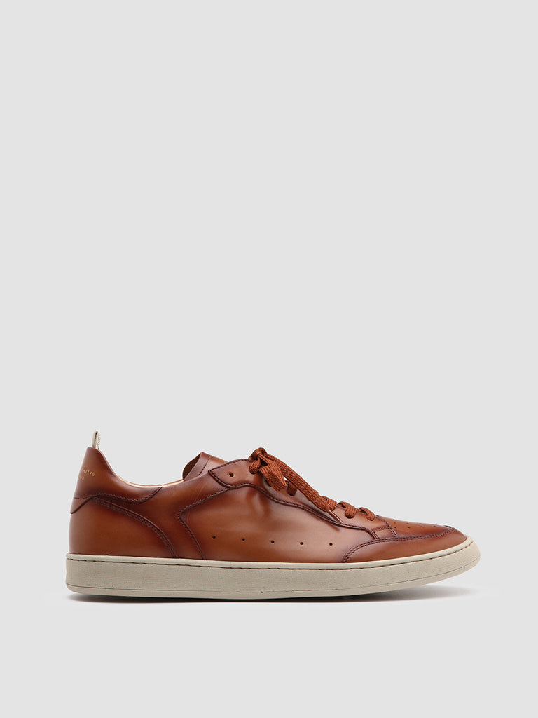 KAREEM LUX 001 - Brown Leather sneakers