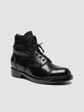 1633 02 - schwarze Schnürstiefel aus Leder - thumb image 3,side view