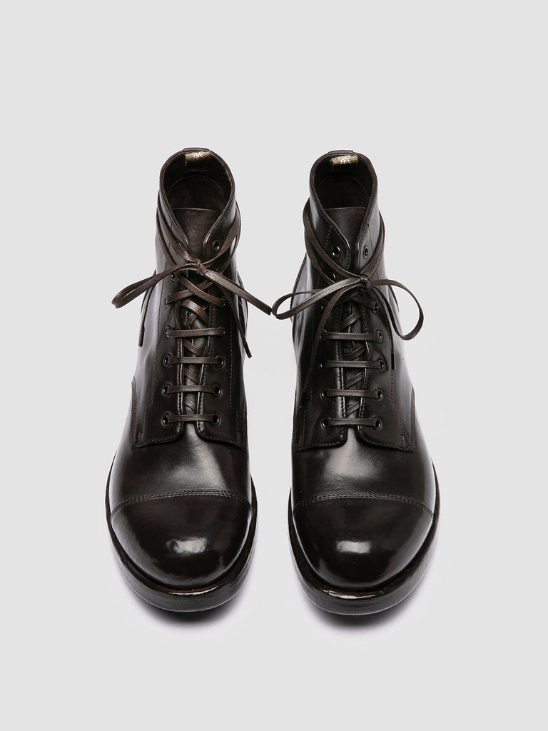 1633 02 - Brown Leather Lace-up Boots