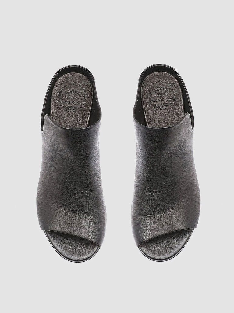 ADELE 003 -  Black Leather Sandals