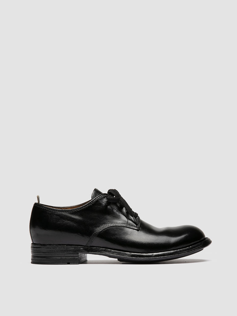 ADMIRAL 001 - Black Leather Derby Shoes