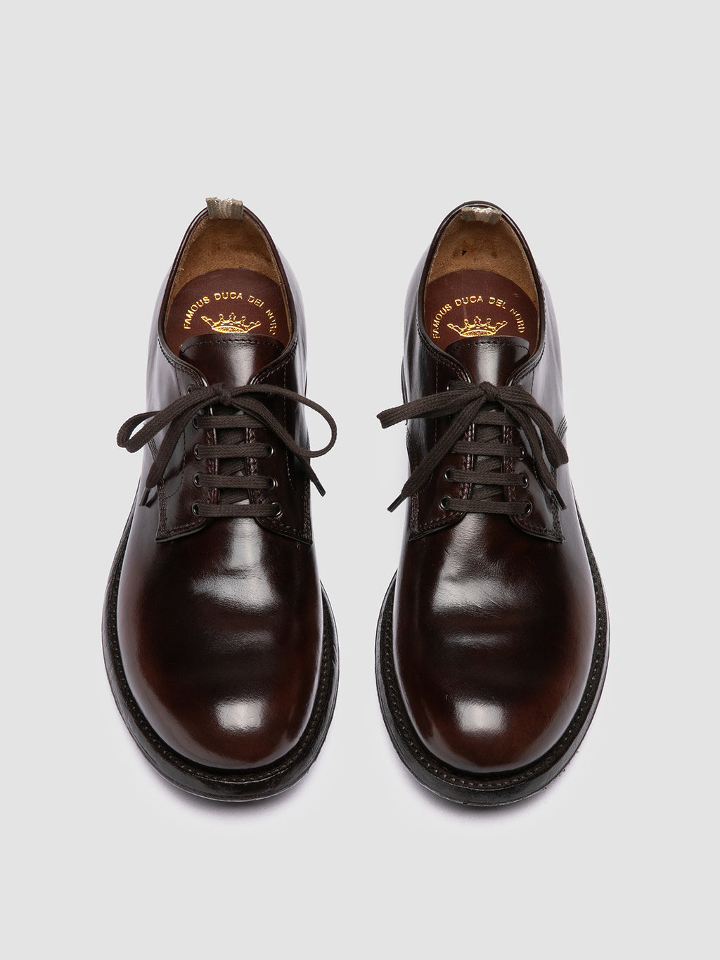 ADMIRAL 001 - Brown Leather Derby Shoes