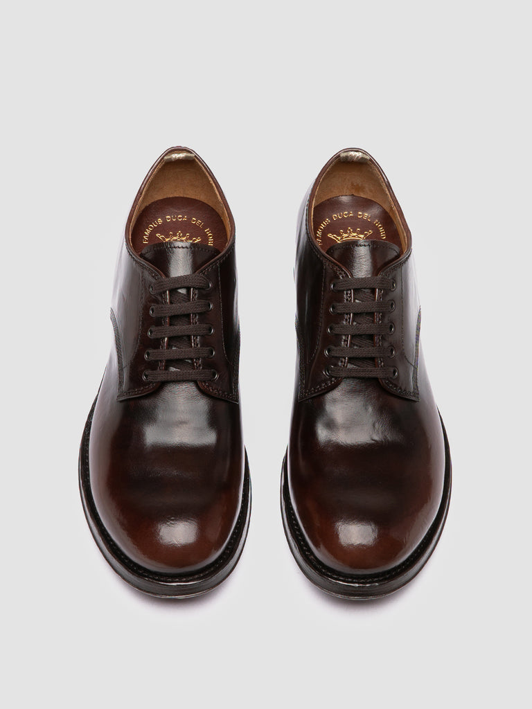 ADMIRAL 001 - Brown Leather Derby Shoes