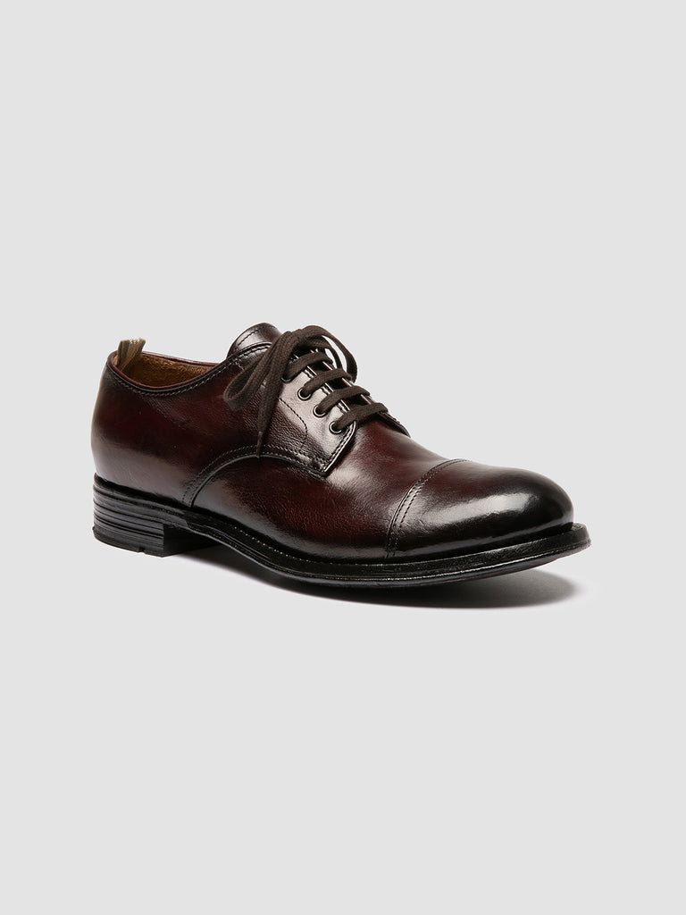 ADMIRAL 008 - Burgundy Leather Derby Shoes Officine Creative - 3