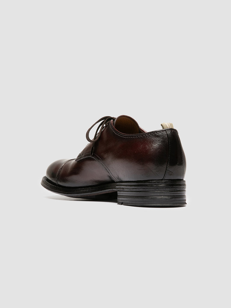 ADMIRAL 008 - Burgundy Leather Derby Shoes Officine Creative - 4