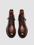 ADMIRAL 009 - Brown Leather Lace-up Boots Officine Creative - 2
