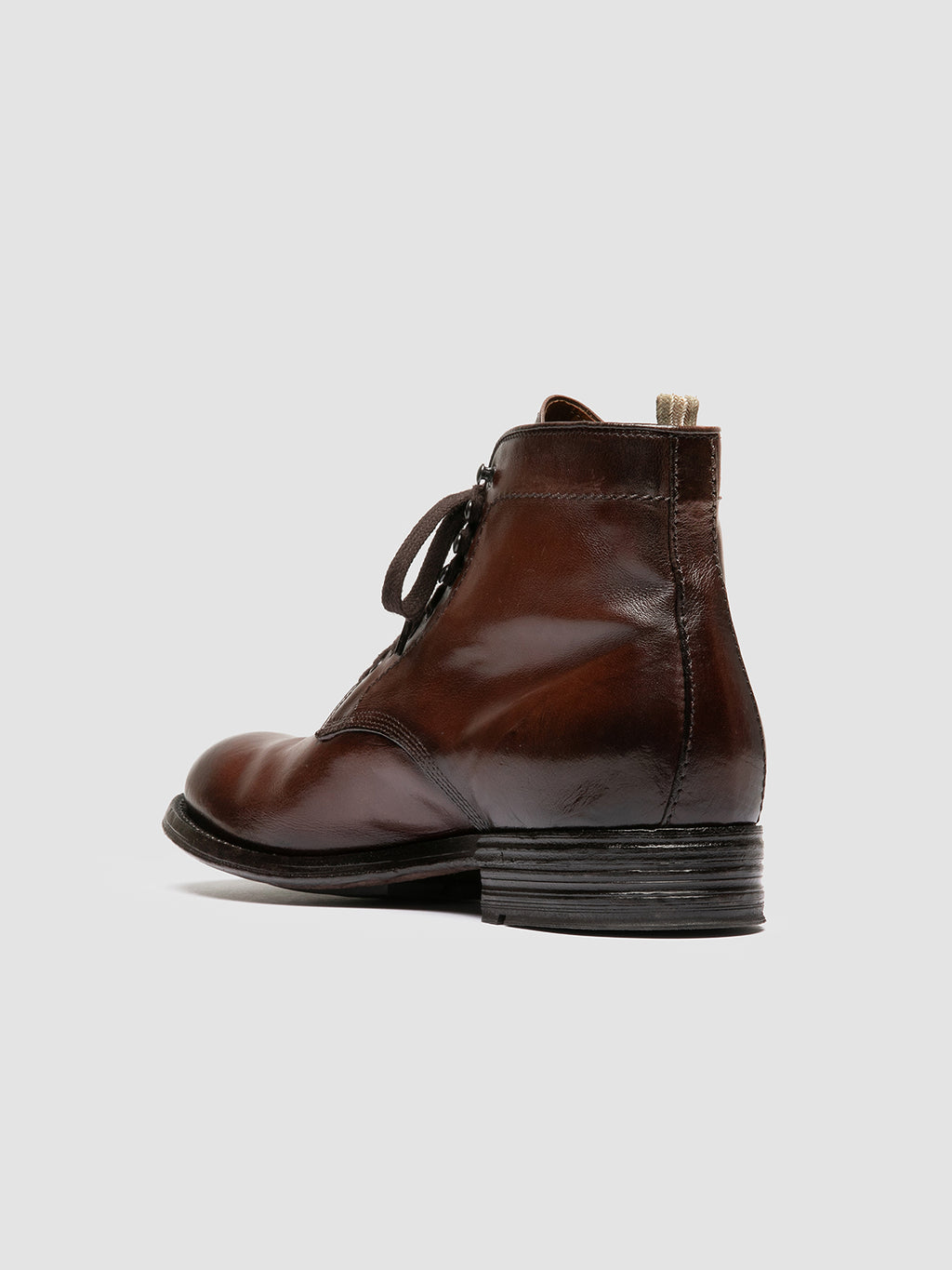 ADMIRAL 009 - Brown Leather Lace-up Boots Officine Creative - 4