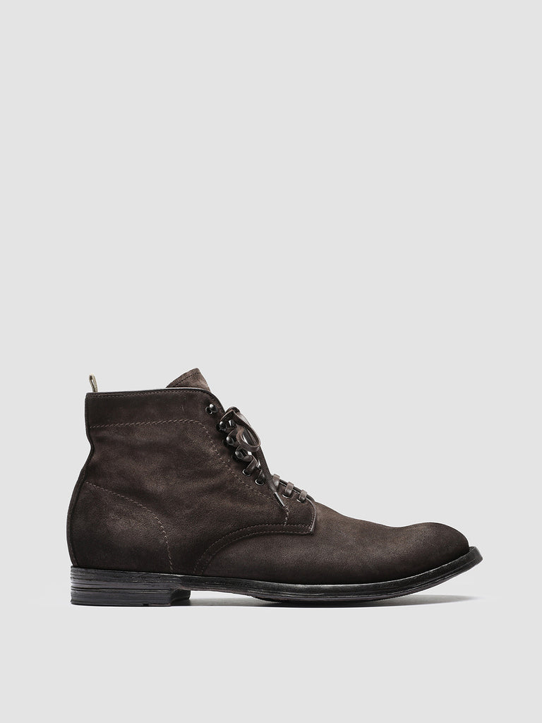 ANATOMIA 013 - Brown Suede Ankle Boots