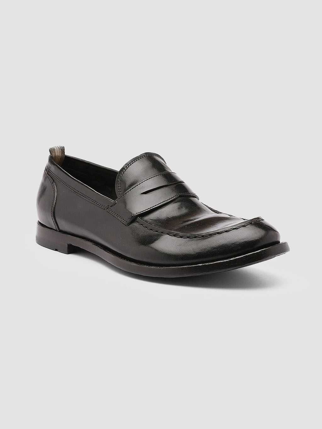 ANATOMIA 071 - schwarze Penny-Loafers aus Leder